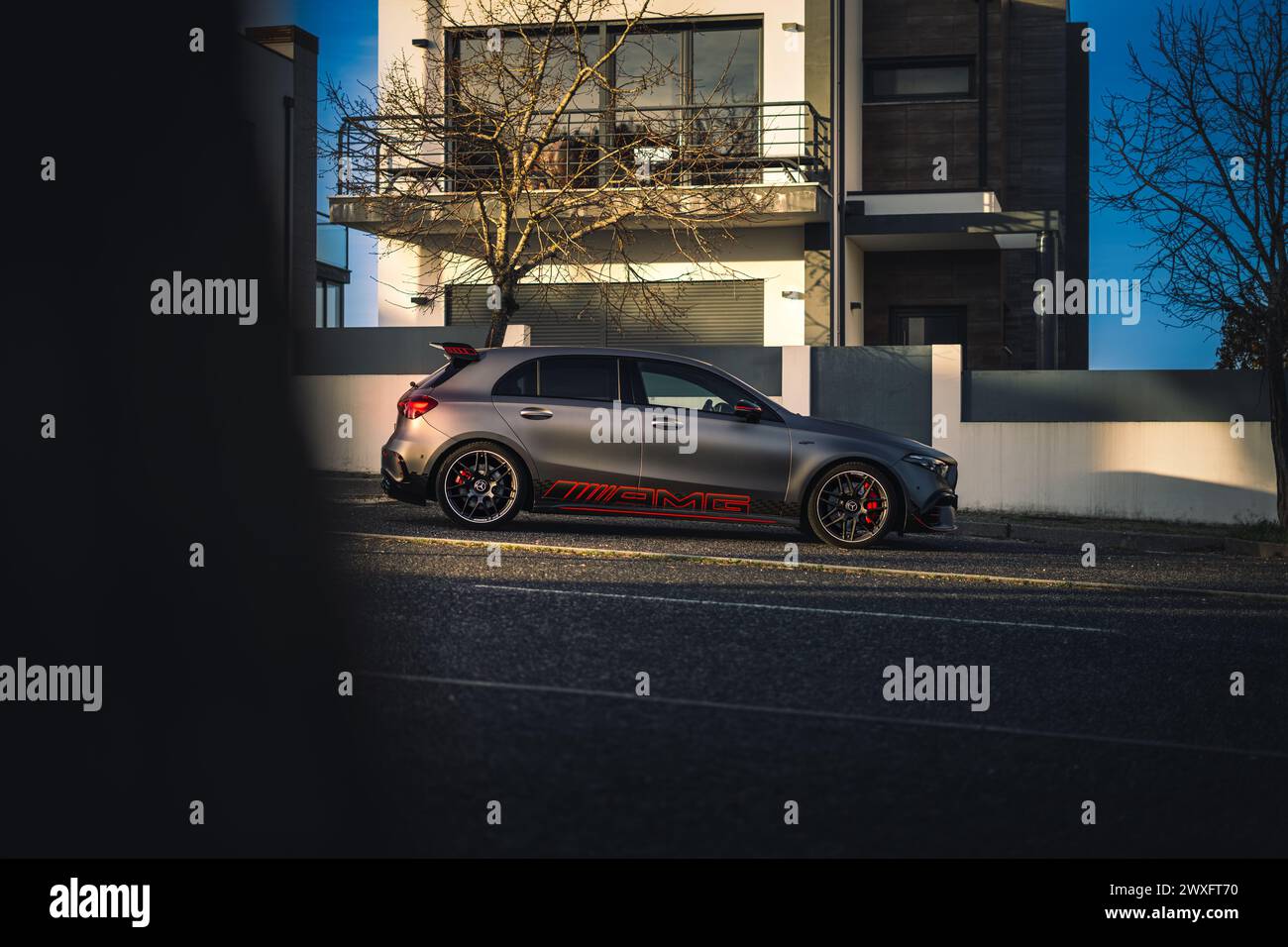Mercedes AMG A45s Foto Stock
