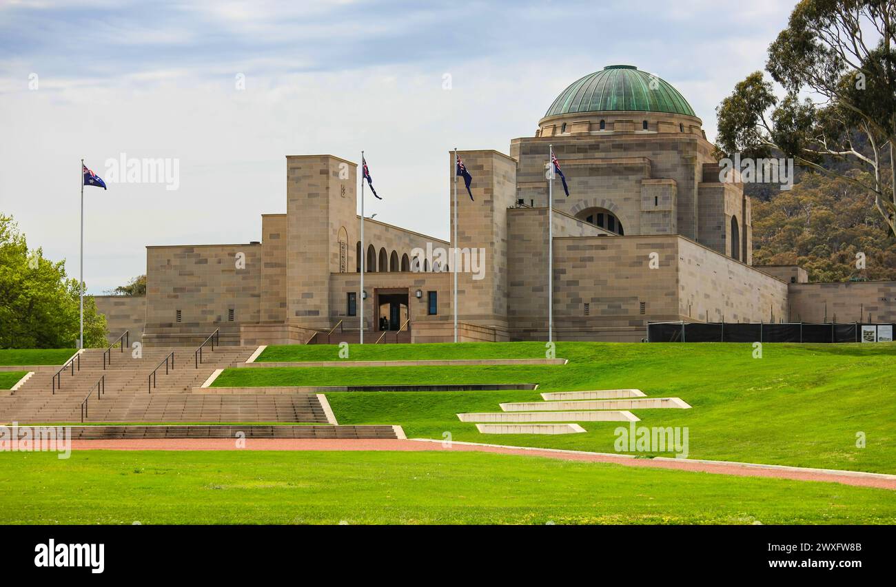Canberra, ACT, Australia - 21 ottobre 2009: Australian War Memorial. Santuario e museo ai sacrifici militari dell'Australia. Foto Stock