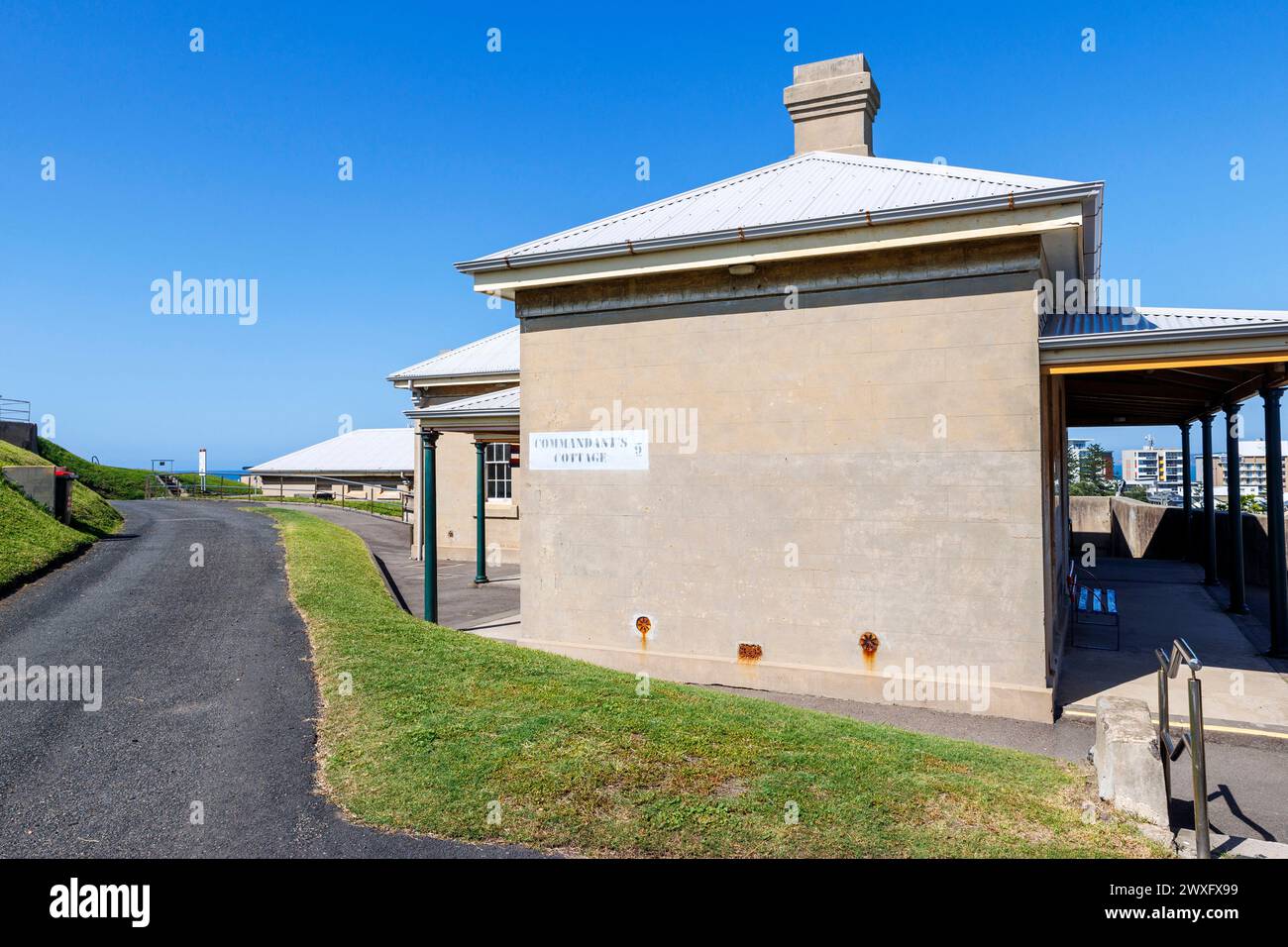 Fort Scratchley, un'ex installazione di difesa costiera, è ora un museo, Newcastle, nuovo Galles del Sud, Australia, giovedì, 7 marzo 2024. Foto Stock
