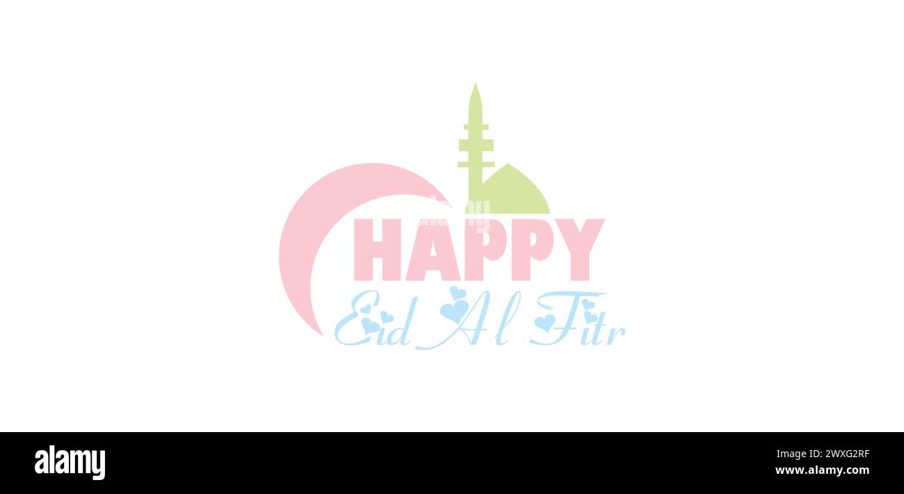 Puoi scaricare il bellissimo Happy Eid al Fitr Banner and Template Illustrazione Vettoriale