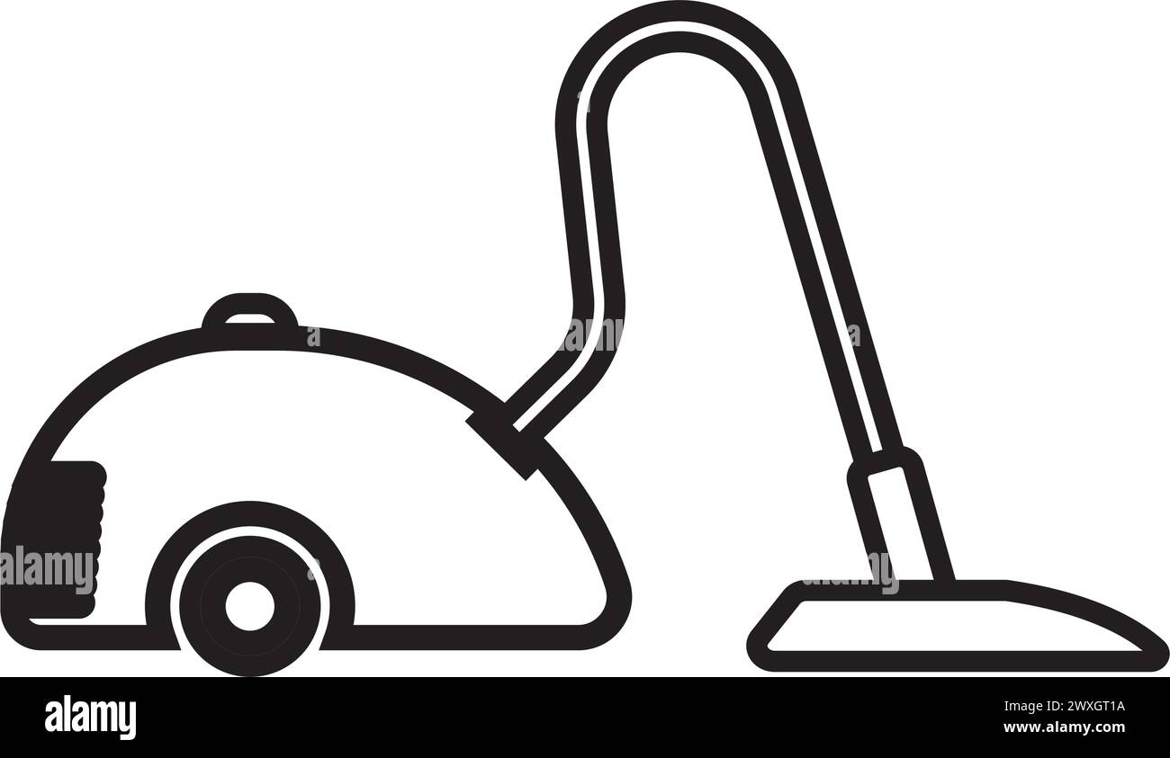 Icona pulizia vuoto illustrazione vettoriale disegno simbolo Illustrazione Vettoriale