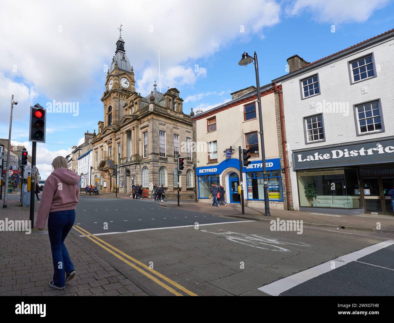 Municipio di Kendal, Regno Unito Foto Stock