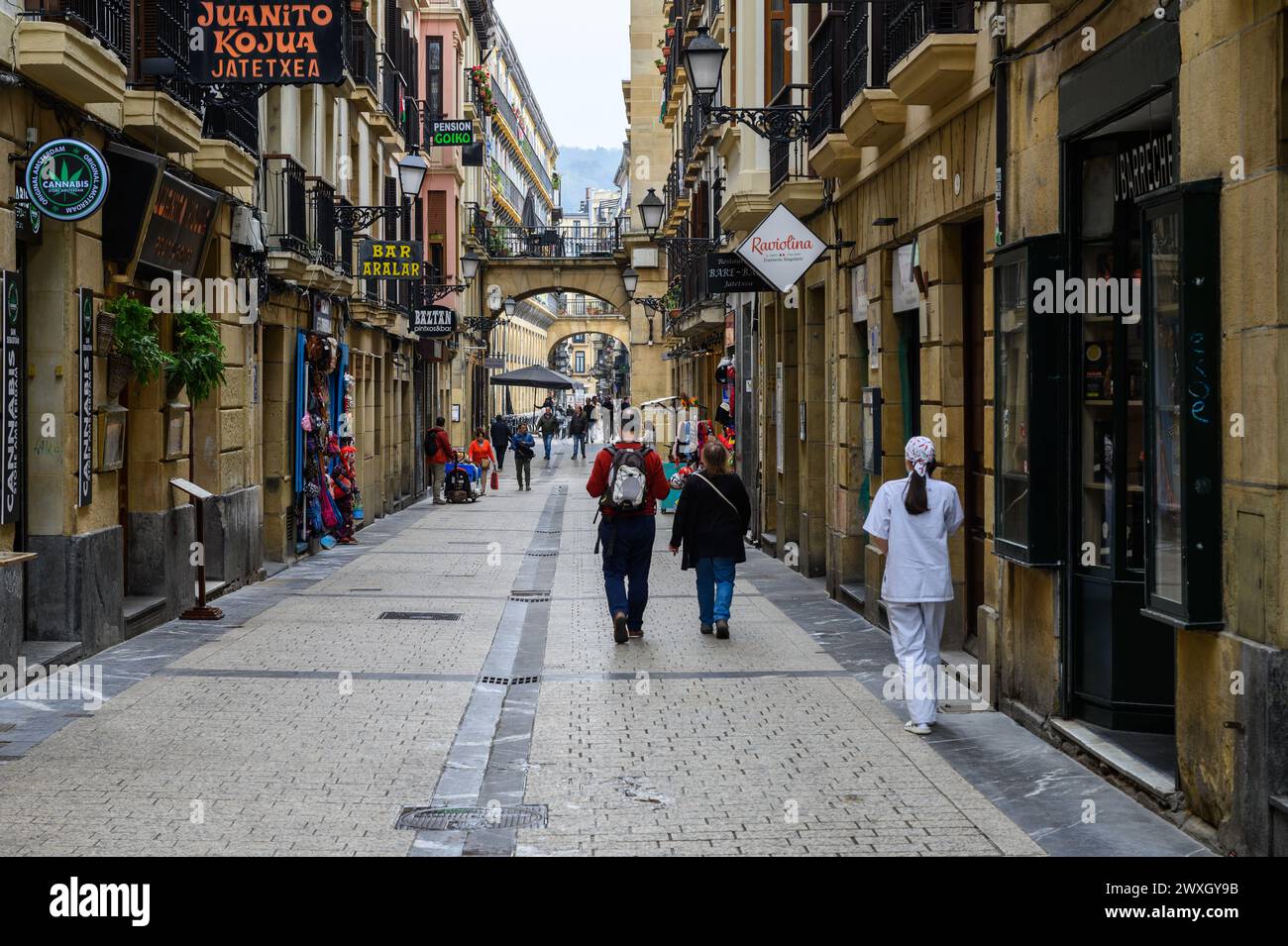 San Sebastian, Donosti, Donostia Foto Stock
