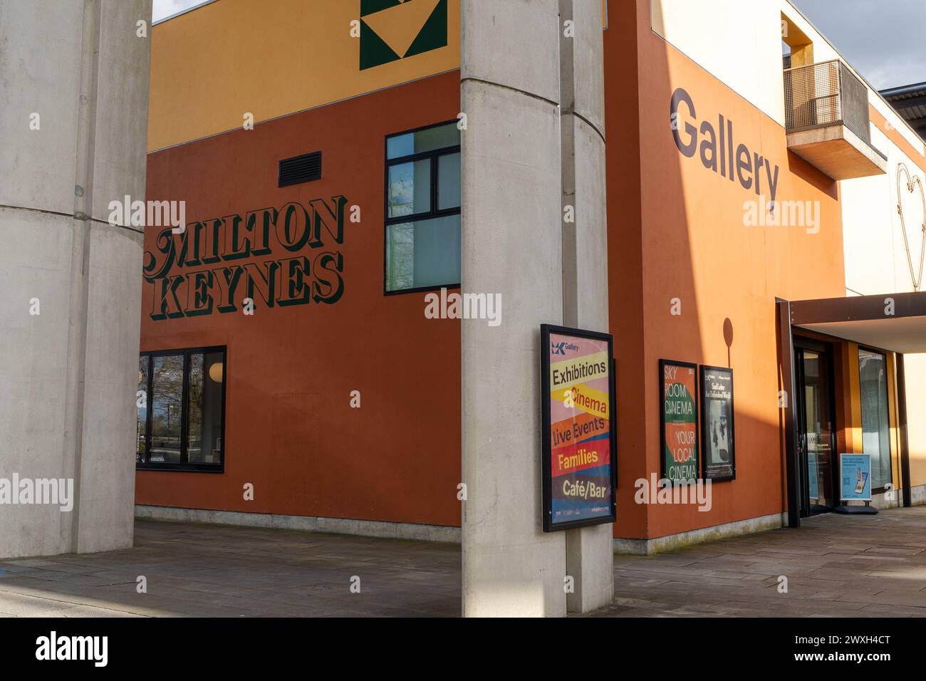 MK Gallery - galleria di arti visive contemporanee nella città di Milton Keynes, Regno Unito Foto Stock