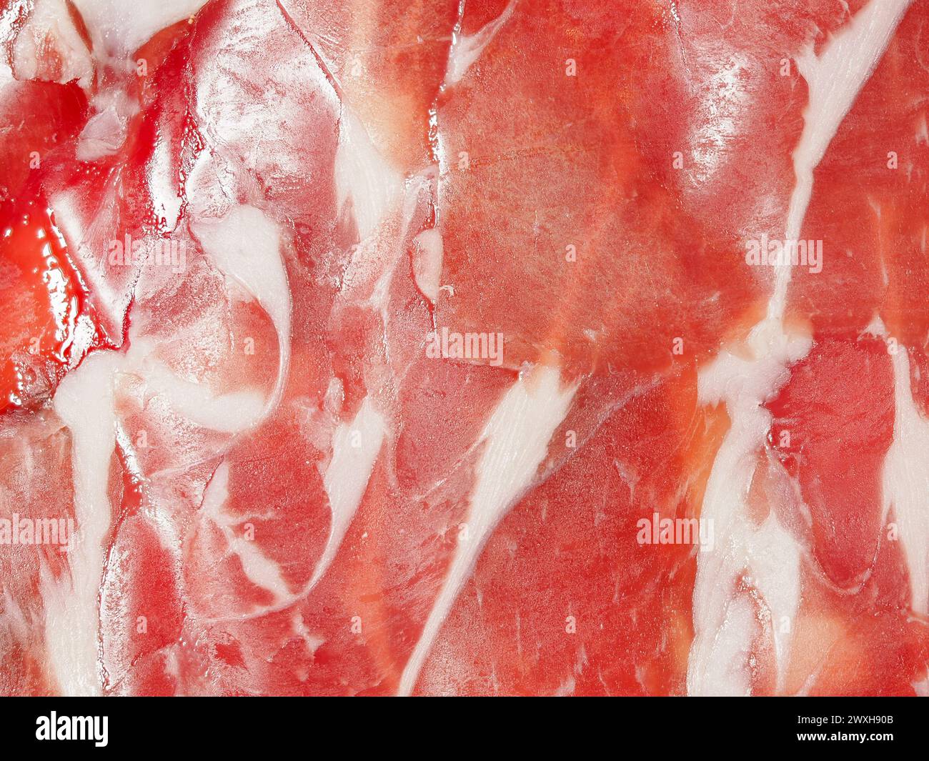 Piatto di carne a fette con polpette Foto Stock