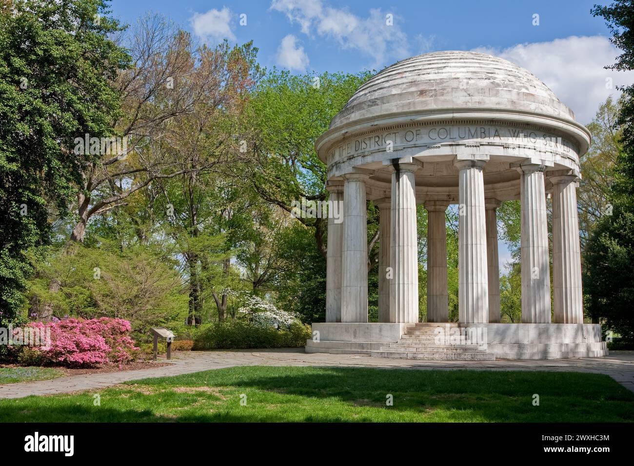 Washington, D.C. Memoriale della prima guerra mondiale per i Veterani del Distretto di Columbia. Foto Stock