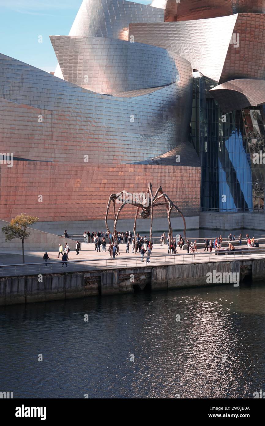 Museo Guggenheim Bilbao architettura, destinazioni di viaggio Bilbao Foto Stock