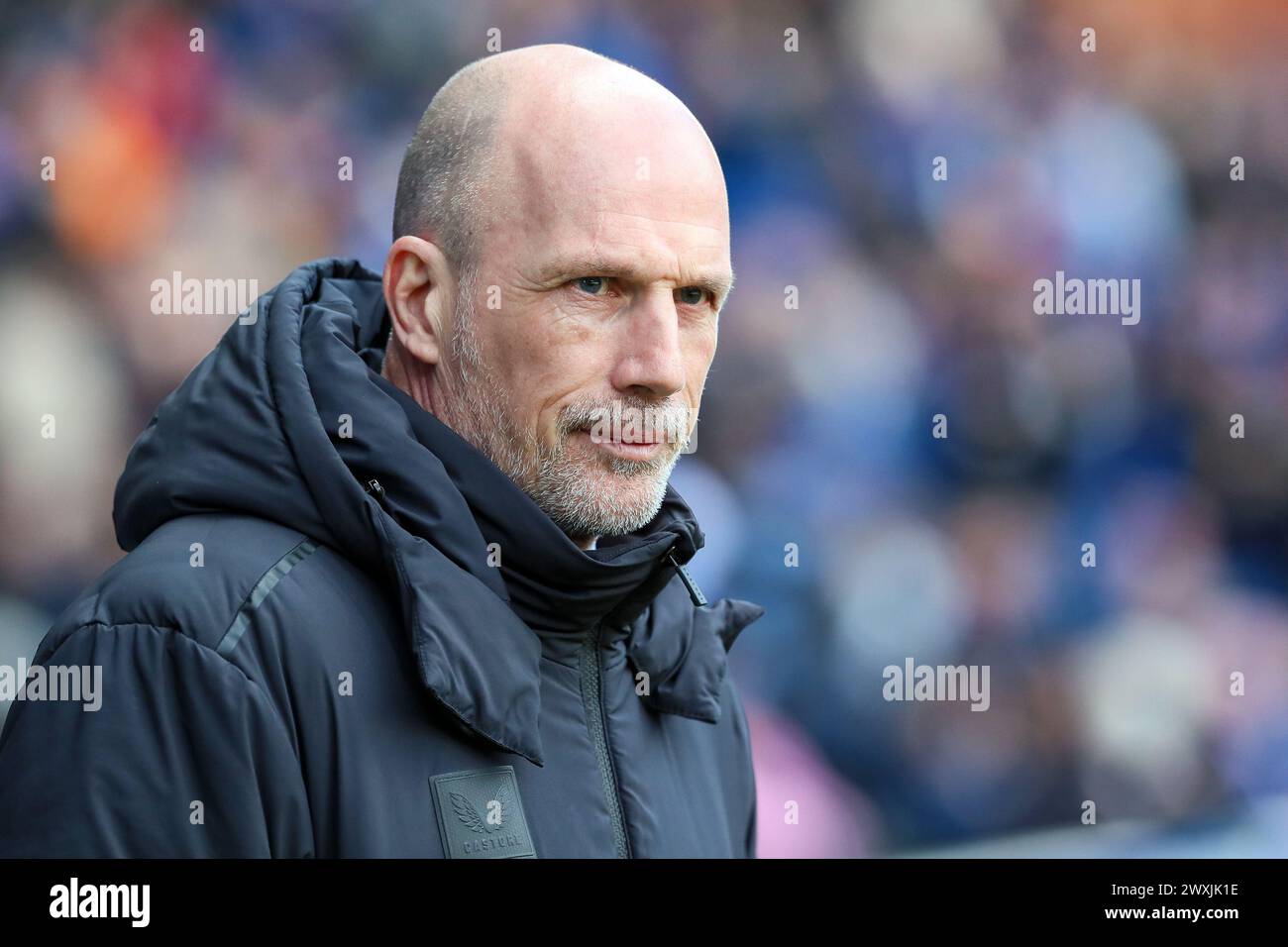 Philippe Clement, allenatore e allenatore del Rangers Football Club, con sede all'Ibrox Stadium di Glasgow, Scozia, Regno Unito Foto Stock
