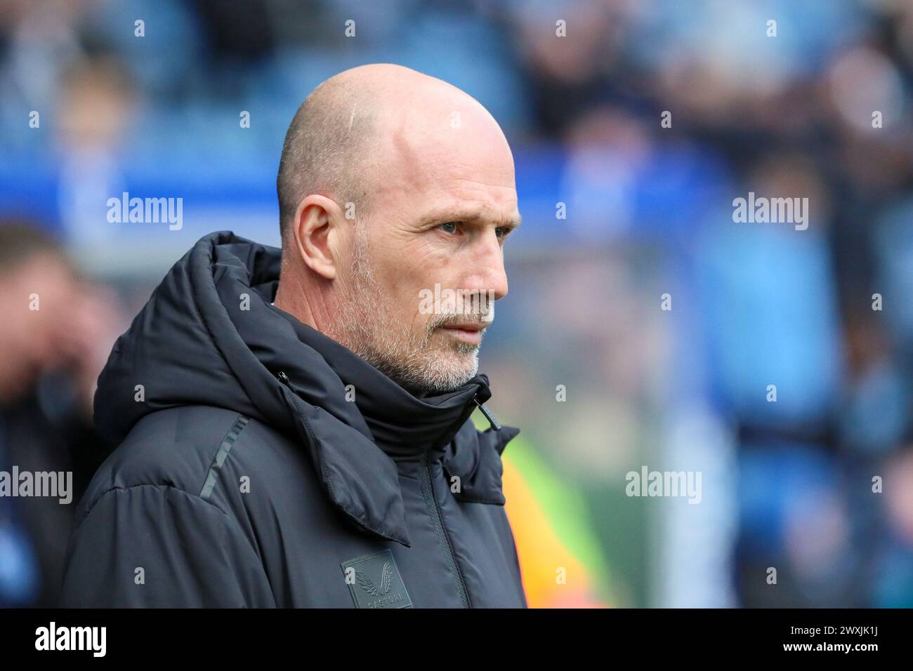Philippe Clement, allenatore e allenatore del Rangers Football Club, con sede all'Ibrox Stadium di Glasgow, Scozia, Regno Unito Foto Stock