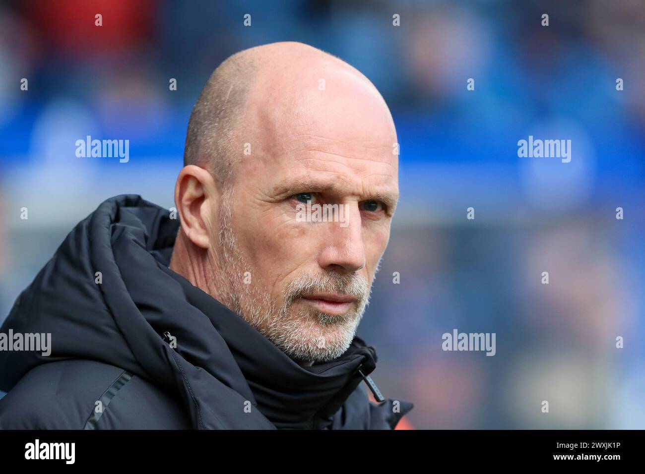 Philippe Clement, allenatore e allenatore del Rangers Football Club, con sede all'Ibrox Stadium di Glasgow, Scozia, Regno Unito Foto Stock