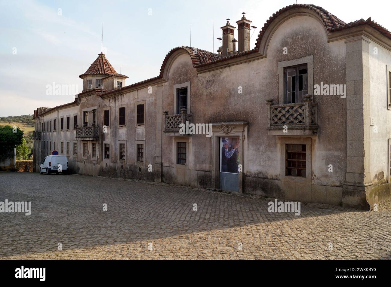 Casa de Maroccos, eclettica casa padronale, Idanha-a-Velha, Portogallo Foto Stock