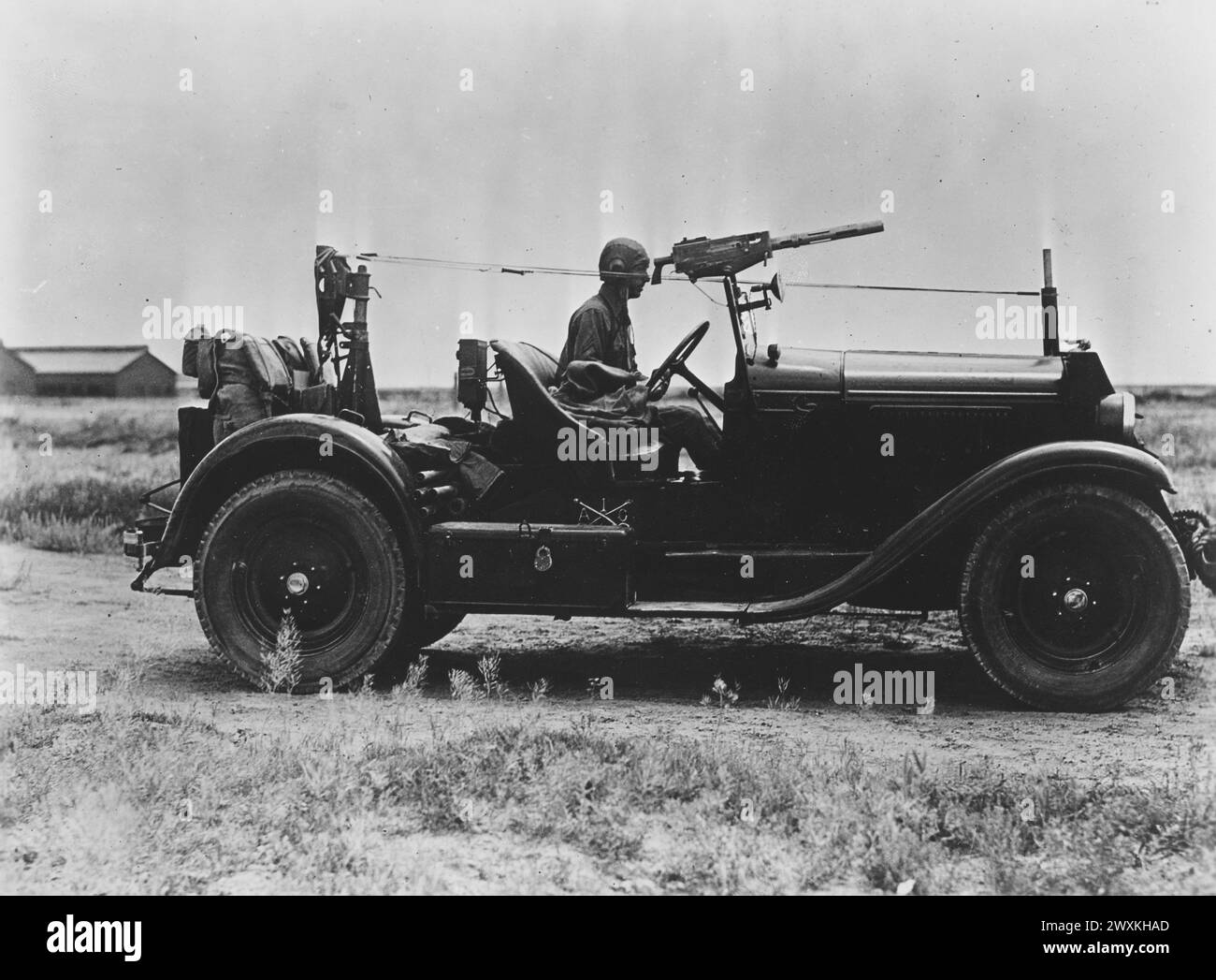 Radio Cross Country Car. 1st Cavalry Division Maneuvers, maggio 1931 Foto Stock