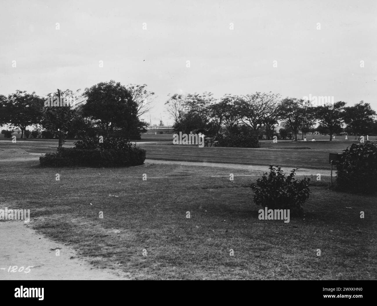 Parte del Luneta Park e del campo da golf municipale, Manila, Filippine, California. 1927 Foto Stock