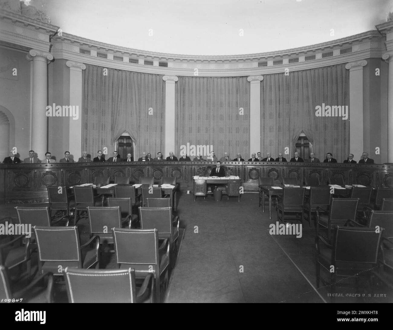 Membri della commissione vie e mezzi del Parlamento. 73° Congresso ca. 1934 Foto Stock