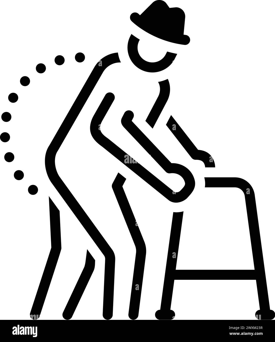 Icona per mobilità, motilità Illustrazione Vettoriale