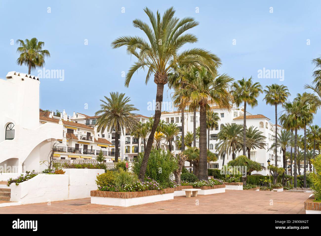 Appartamenti a Puerto del Duquesa Foto Stock