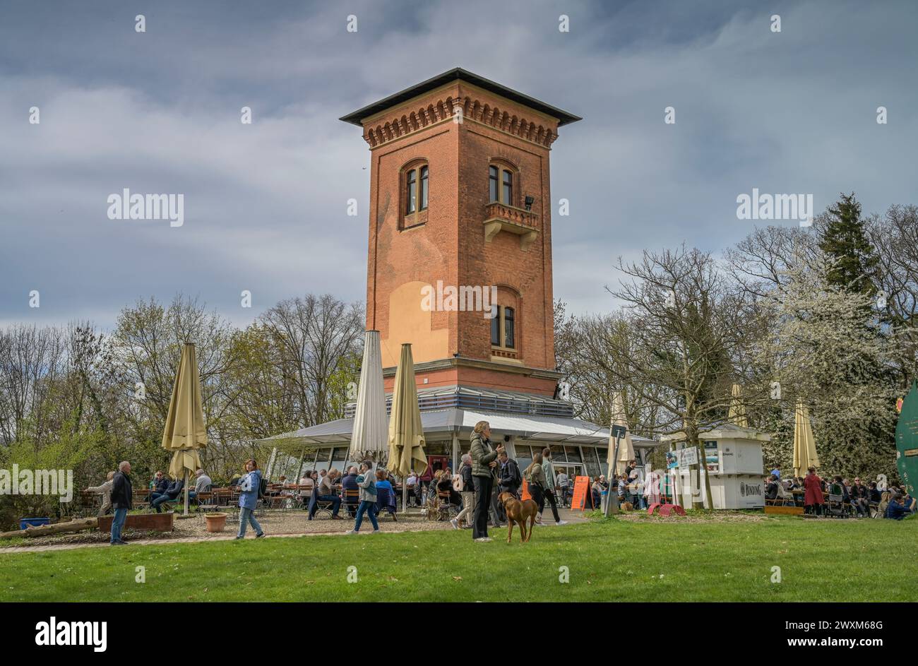 Ristorante Der Turm, Neroberg, Wiesbaden, Assia, Germania Foto Stock