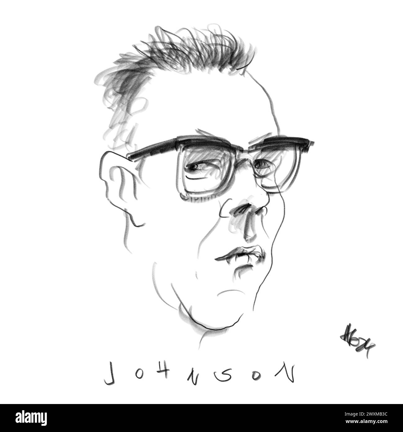 Uwe Johnson Foto Stock