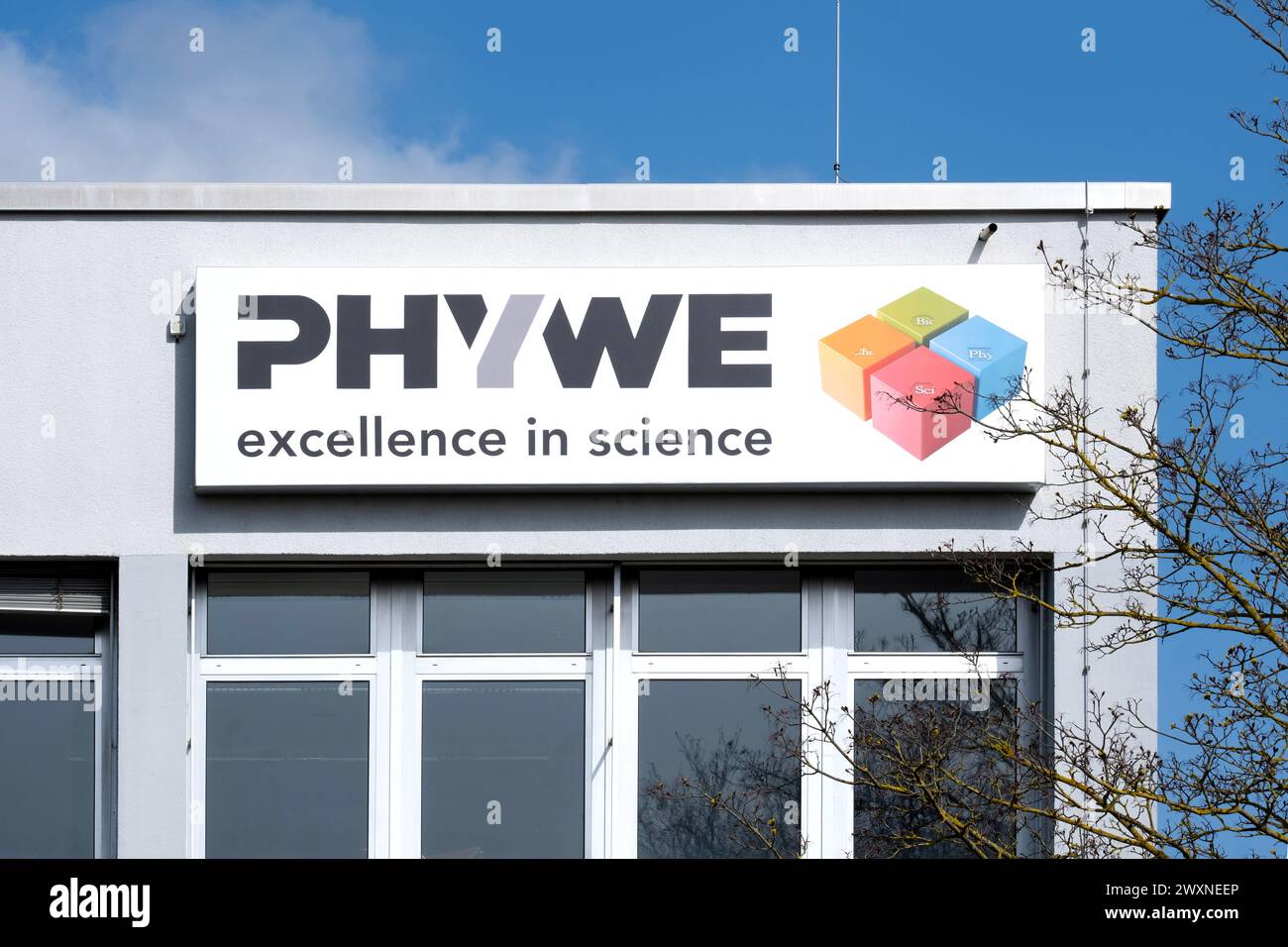 PHYWE Science Education, partner ricercato per scuole, college, università, istituti, musei e istituti di ricerca in tutto il mondo, Phywe Sy Foto Stock