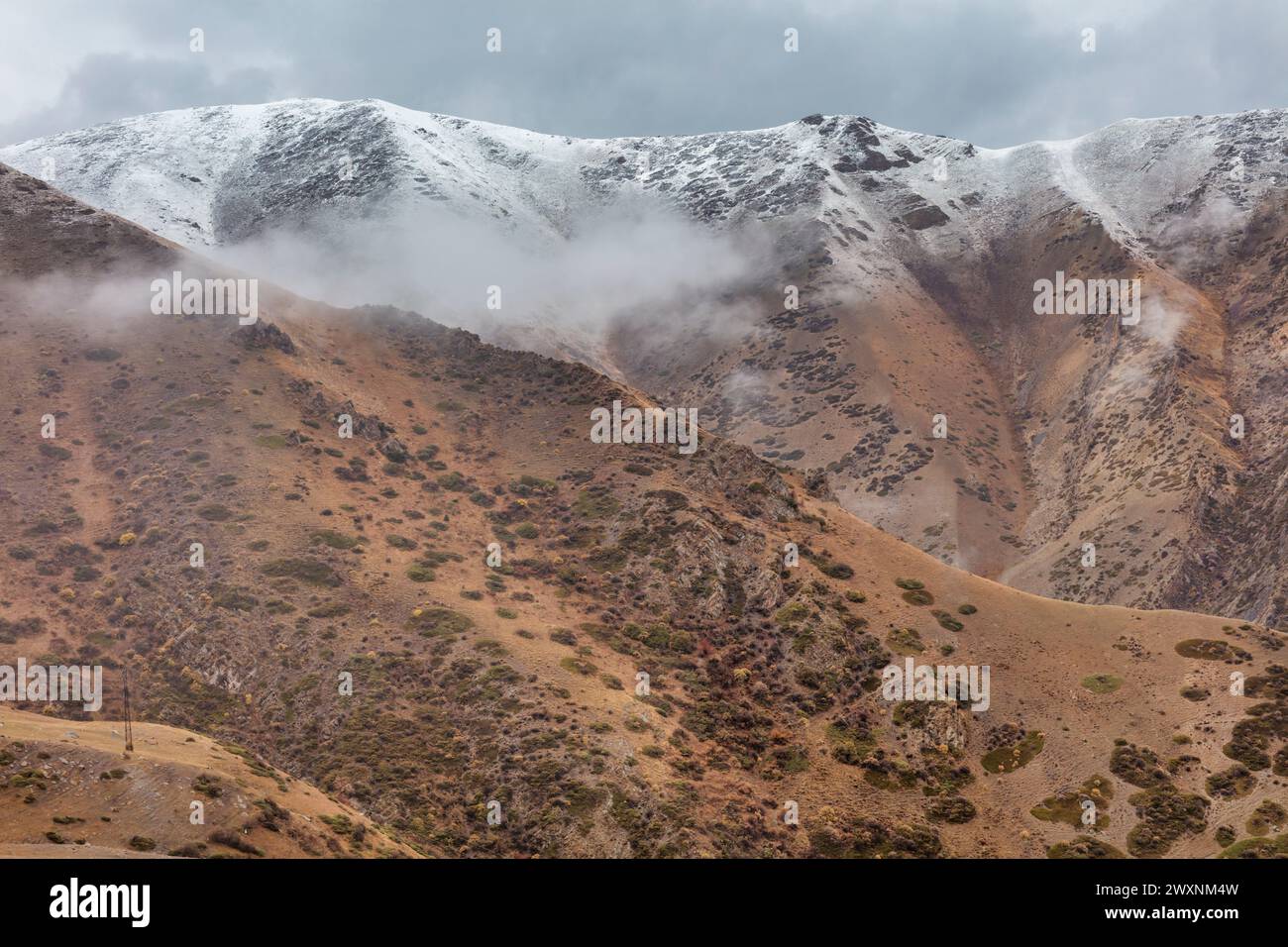 Kyrgyz Ala-Too Range, North Tien-Shan Mountains, Kirghizistan Foto Stock