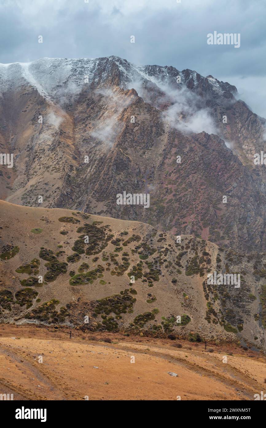 Kyrgyz Ala-Too Range, North Tien-Shan Mountains, Kirghizistan Foto Stock