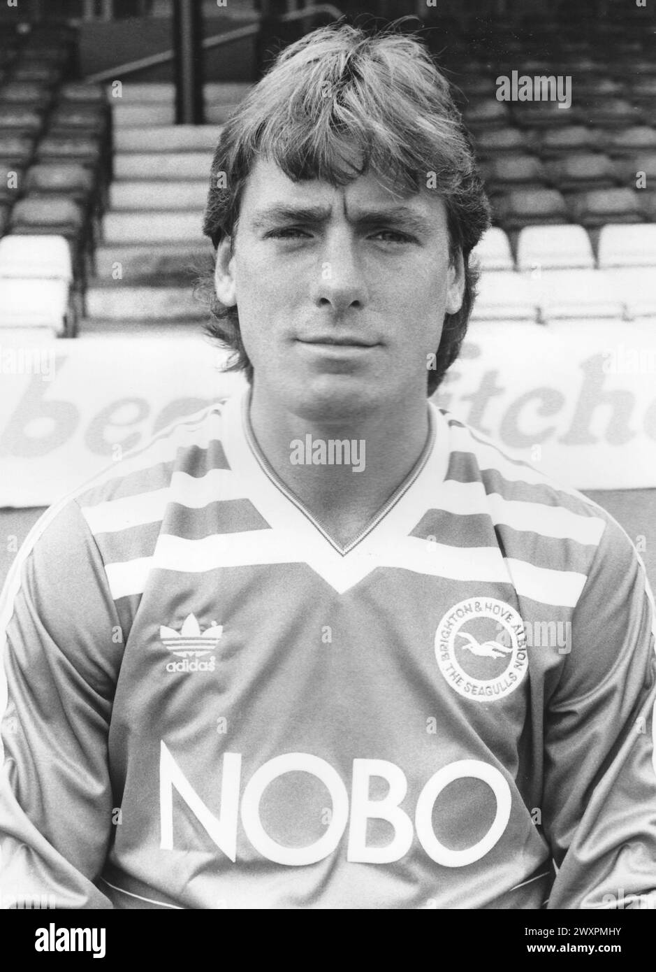 BRIGHTON E HOVE ALBION. STEVE GATTING 1986 PIC MIKE WLKER 1986 Foto Stock