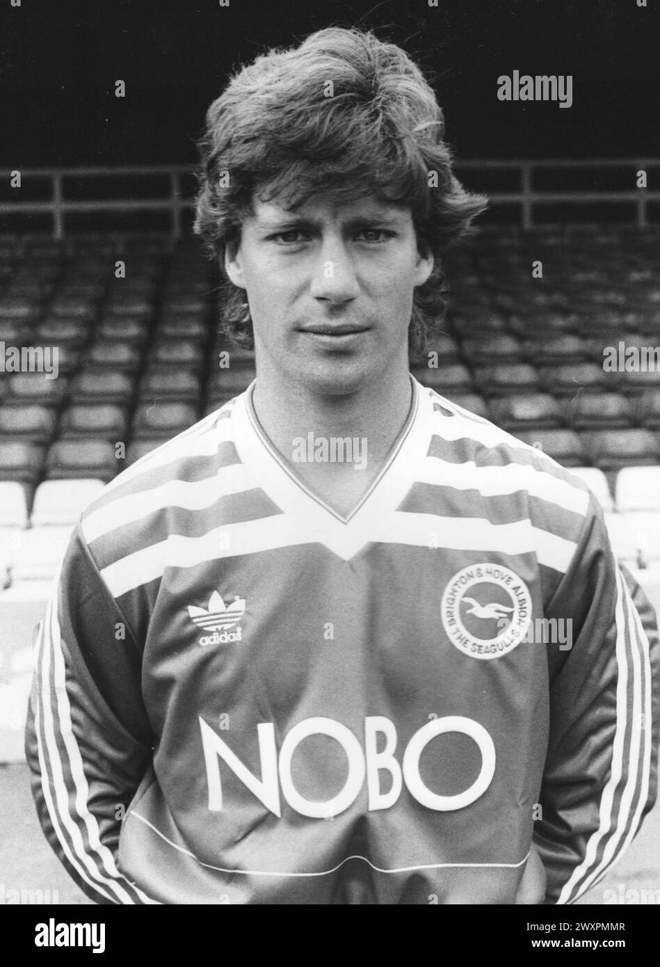 BRIGHTON E HOVE ALBION. STEVE PENNY 1986 PIC MIKE WALKER 1986 Foto Stock