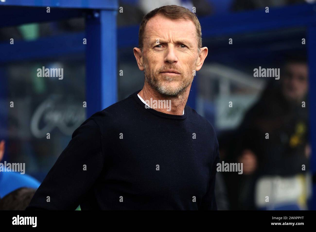 Londra, Regno Unito. 29 marzo 2024. MATRADE Loftus Road Stadium MATRADE Loftus Road Stadium di New Birmingham City, manager ad interim Gary Rowett durante la partita EFL Sky Bet Championship tra Queens Park Rangers e Birmingham City al MATRADE Loftus Road Stadium Inghilterra il 29 marzo 2024. (Andy Shaw/SPP) (Andy Shaw/SPP) credito: SPP Sport Press Photo. /Alamy Live News Foto Stock