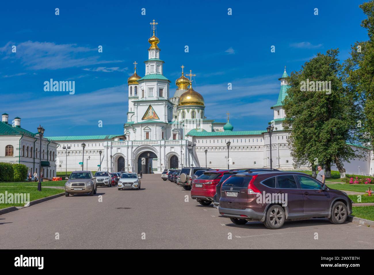 Gate Church, New Jerusalem Monastero, Istra, regione di Mosca, regione di Mosca, Russia Foto Stock