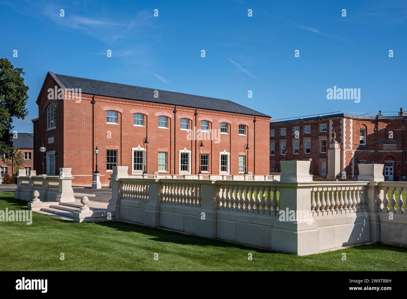 Defence and National Rehabilitation Centre (DNRC), Stanford on Soar, Inghilterra. Progetto di riqualificazione da 300 milioni di sterline gestito da Arup. Foto Stock