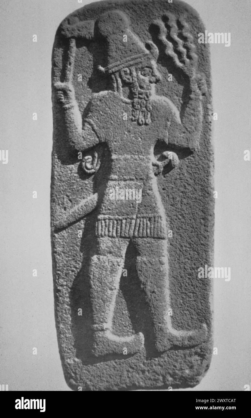 Una stele di un guerriero ittita, Babilonia Foto Stock