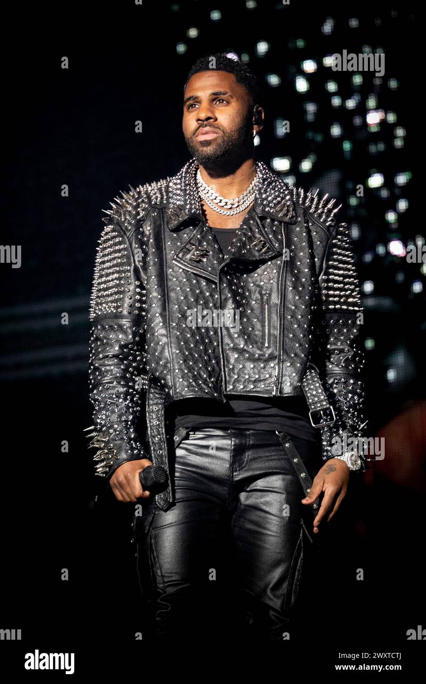 Italia 27 marzo 2024 Jason Derulo - Nu King World Tour - live al Forum Assago di Milano © Andrea Ripamonti / Alamy Foto Stock