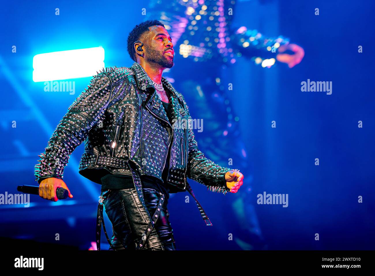 Italia 27 marzo 2024 Jason Derulo - Nu King World Tour - live al Forum Assago di Milano © Andrea Ripamonti / Alamy Foto Stock