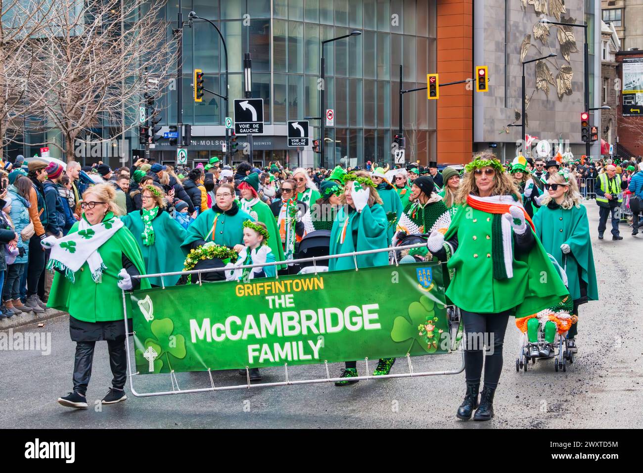St Patricks' Day Parade 2024 immagini Foto Stock