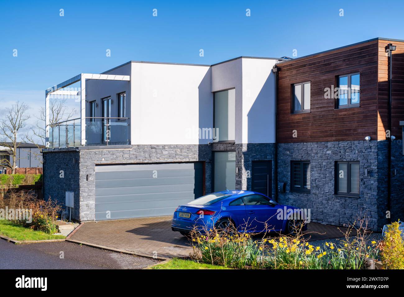 Alloggiamento personalizzato. Graven Hill, Bicester, Oxfordshire, Inghilterra Foto Stock