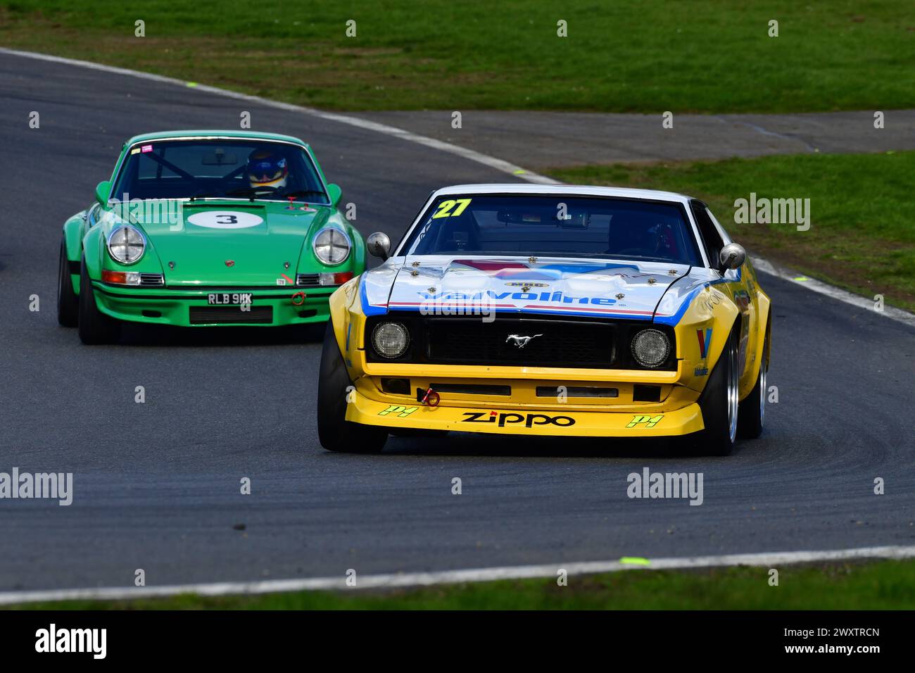 Martin Reynolds, Ford Mustang Mach 1, Equipe 70s presenteranno molte iconiche vetture GT, GTS e Touring dell'epoca e si svolgeranno in 5 gruppi, ciascuno dei quali Foto Stock