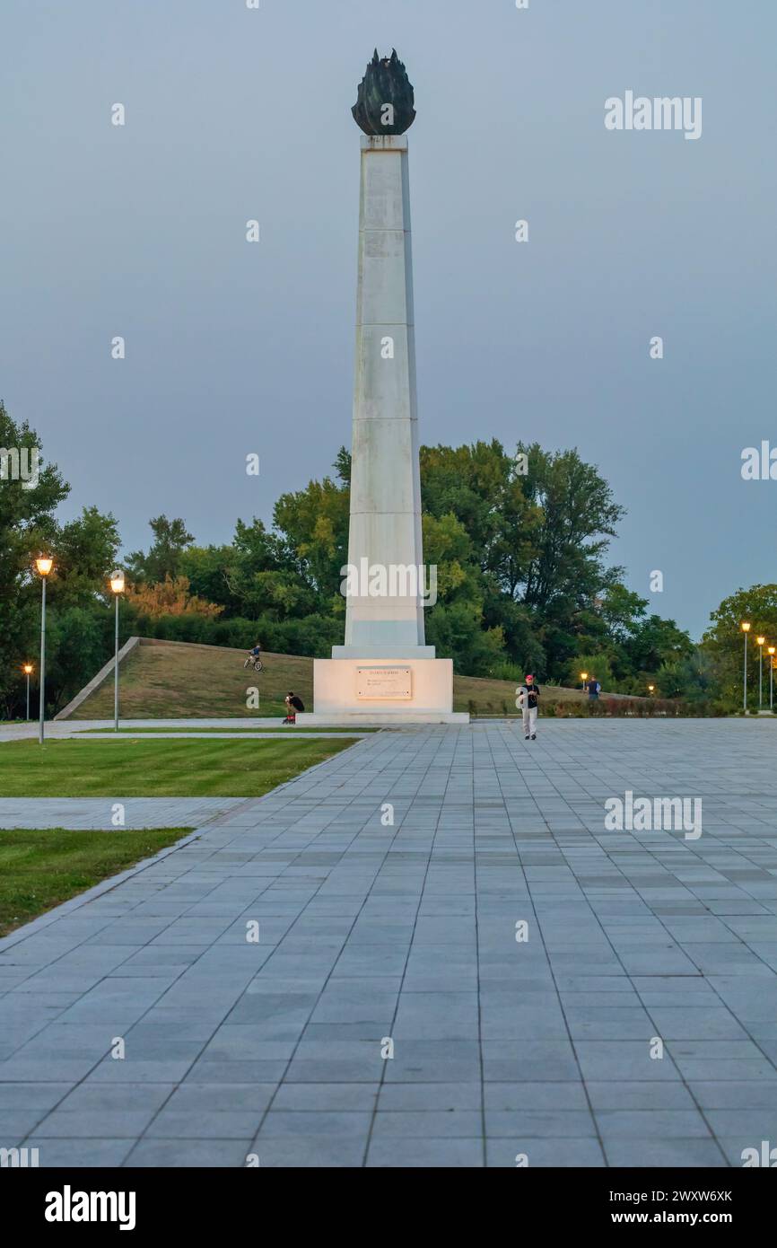 Eternal Flame Memorial, Belgrado, Serbia Foto Stock
