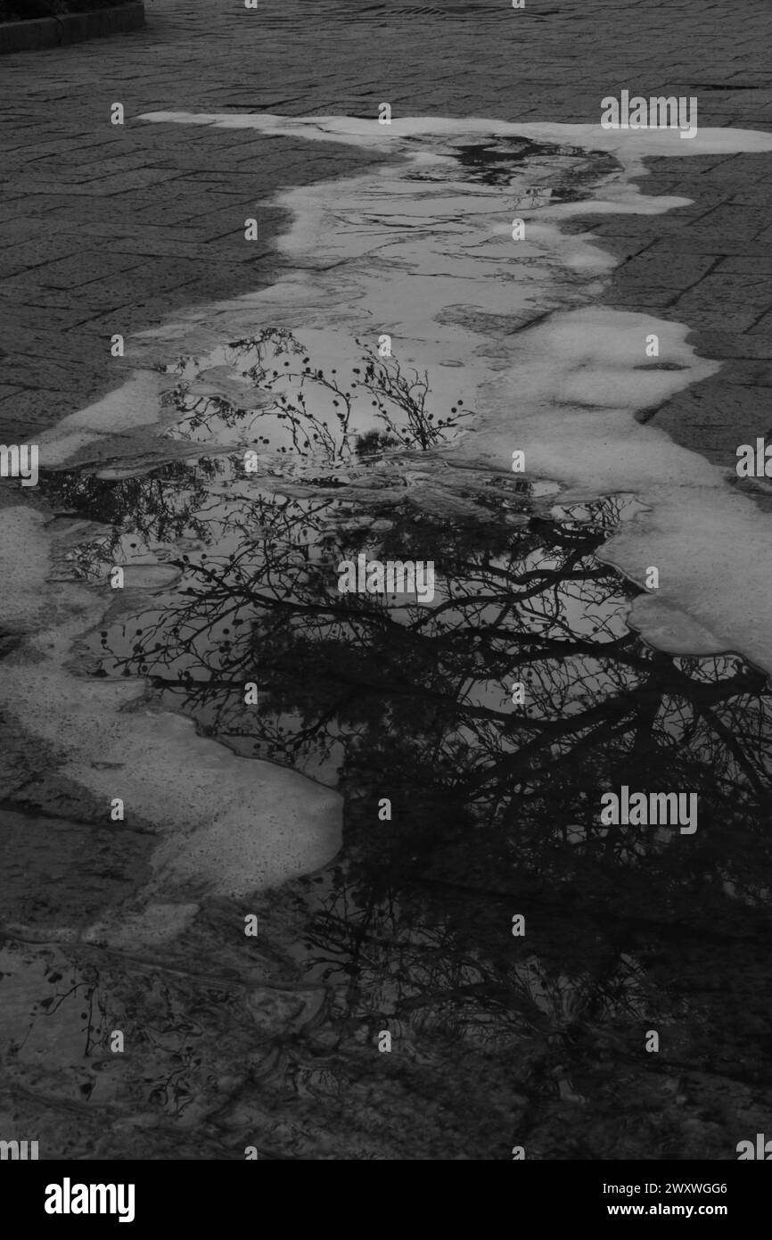 Riflessione dell'acqua 2 Foto Stock