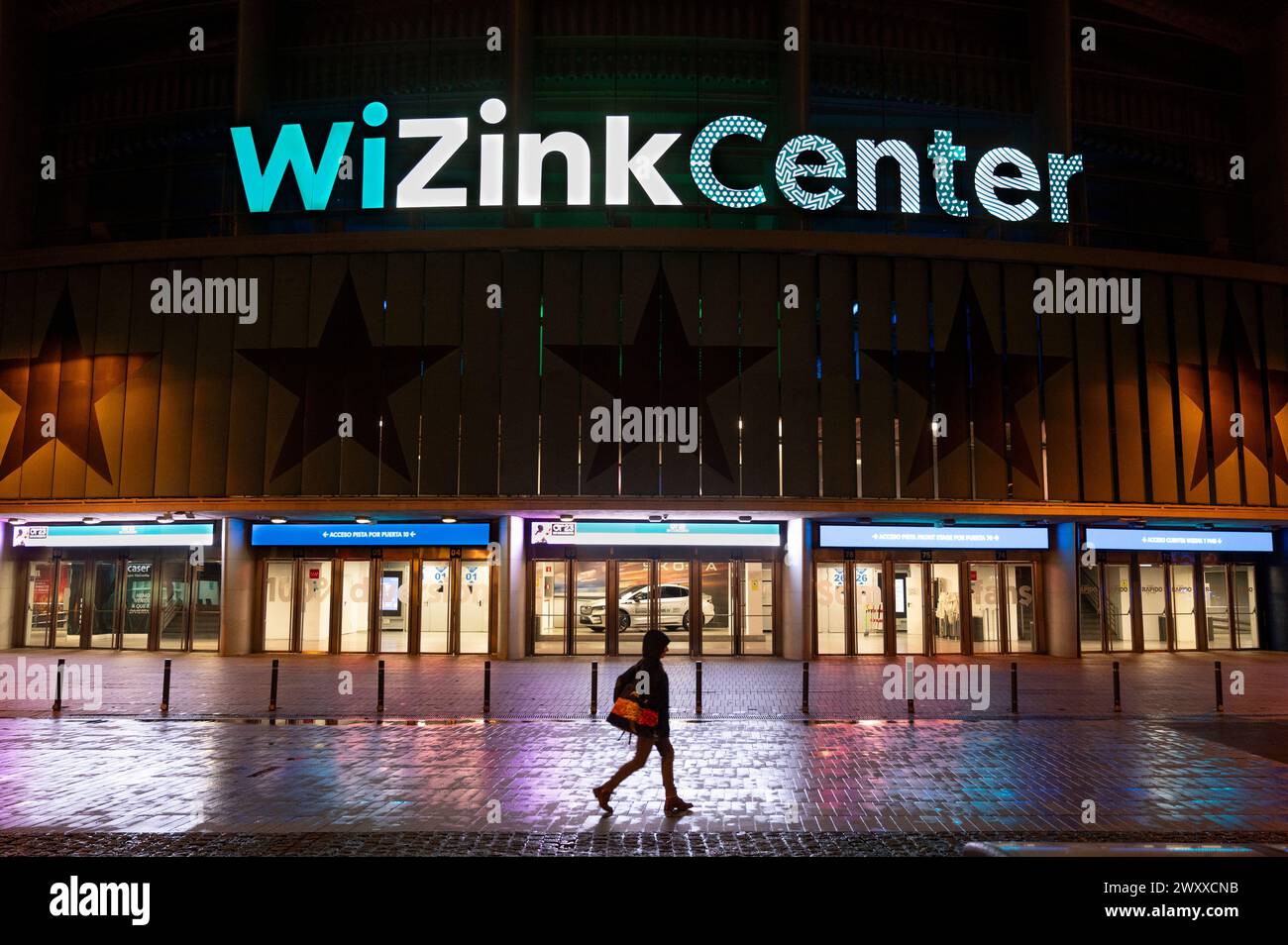 Madrid, Spagna. 31 marzo 2024. WiZink Center, arena al coperto per eventi sportivi, fieristici e musicali. (Foto di © Xavi Lopez/SOPA Images/Sipa USA) credito: SIPA USA/Alamy Live News Foto Stock