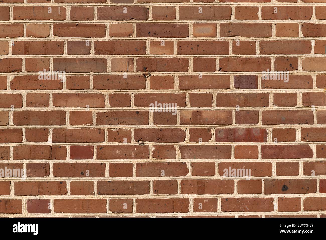 Struttura di fondo di un muro di mattoni molto vecchio. Foto Stock