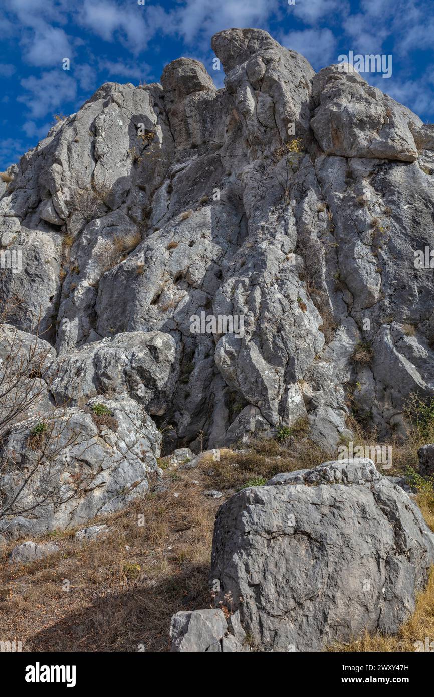 Sito archeologico ittita, Yazilikaya, provincia di Corum, Turchia Foto Stock