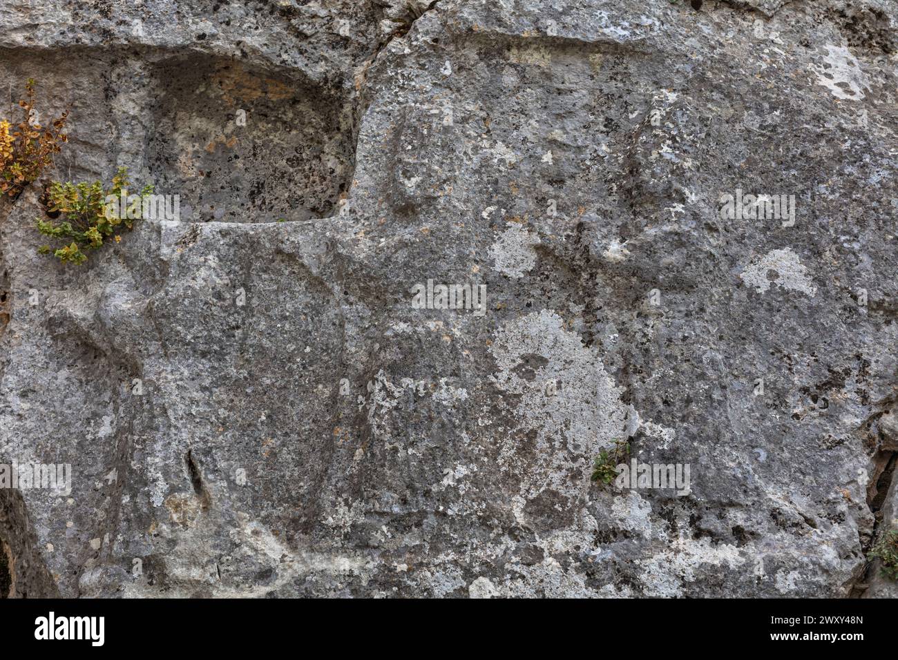 Sito archeologico ittita, Yazilikaya, provincia di Corum, Turchia Foto Stock