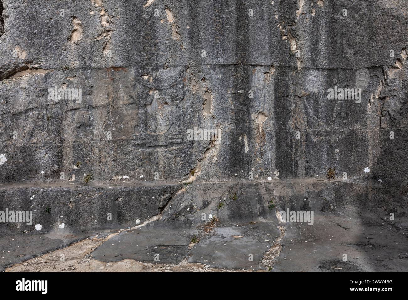 Sito archeologico ittita, Yazilikaya, provincia di Corum, Turchia Foto Stock