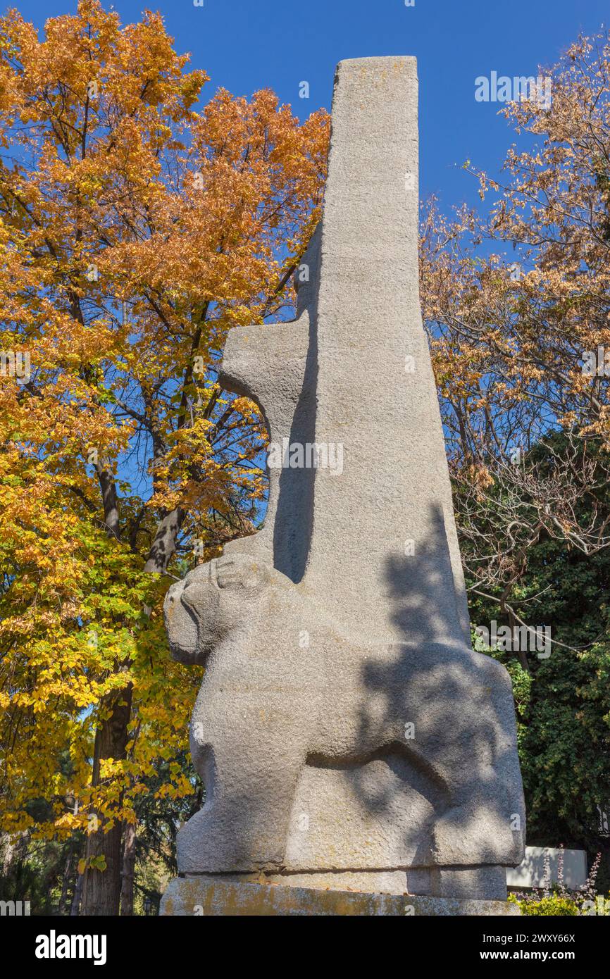 Monumento ittita di Fasillar, Museo delle civiltà anatoliche, Ankara, Turchia Foto Stock