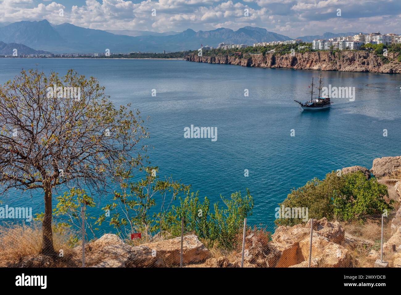 Porto marittimo, Antalya, provincia di Antalya, Turchia Foto Stock