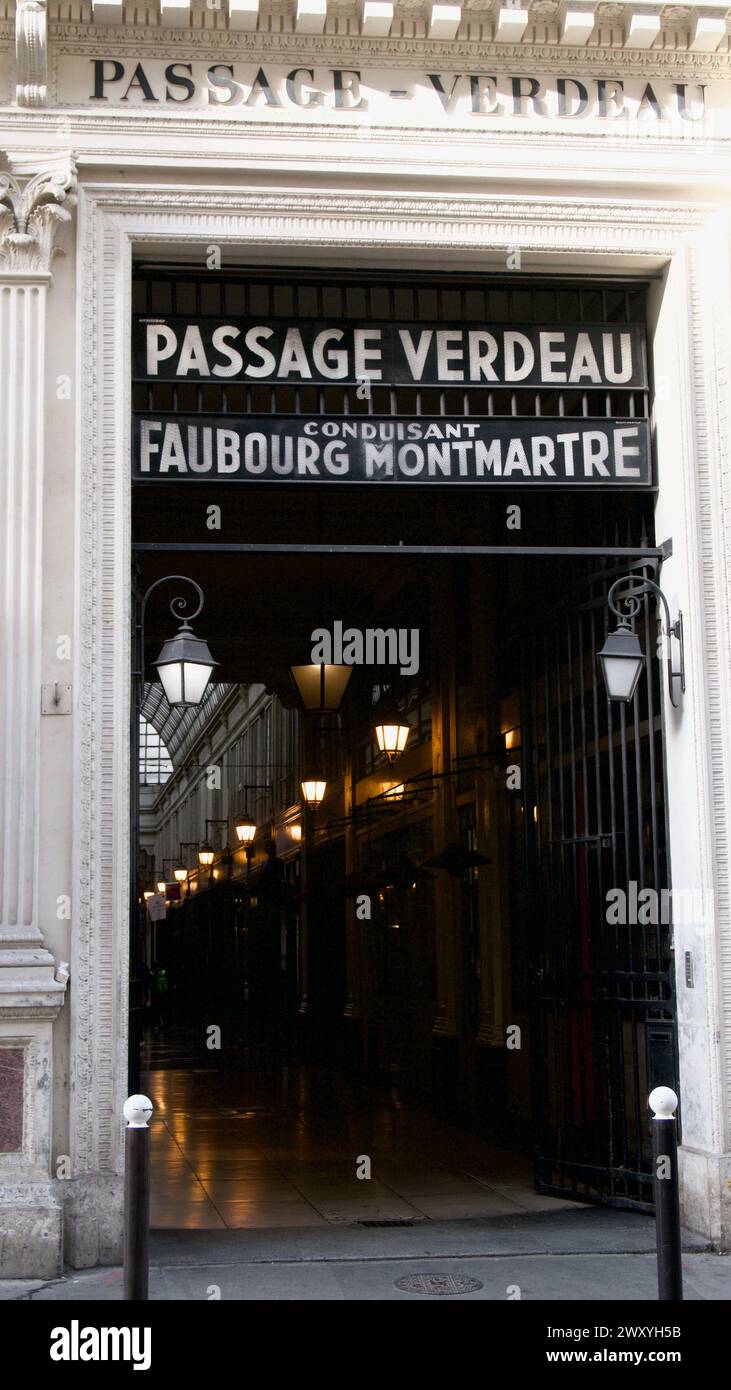 PASSAGGIO A PARIGI Foto Stock