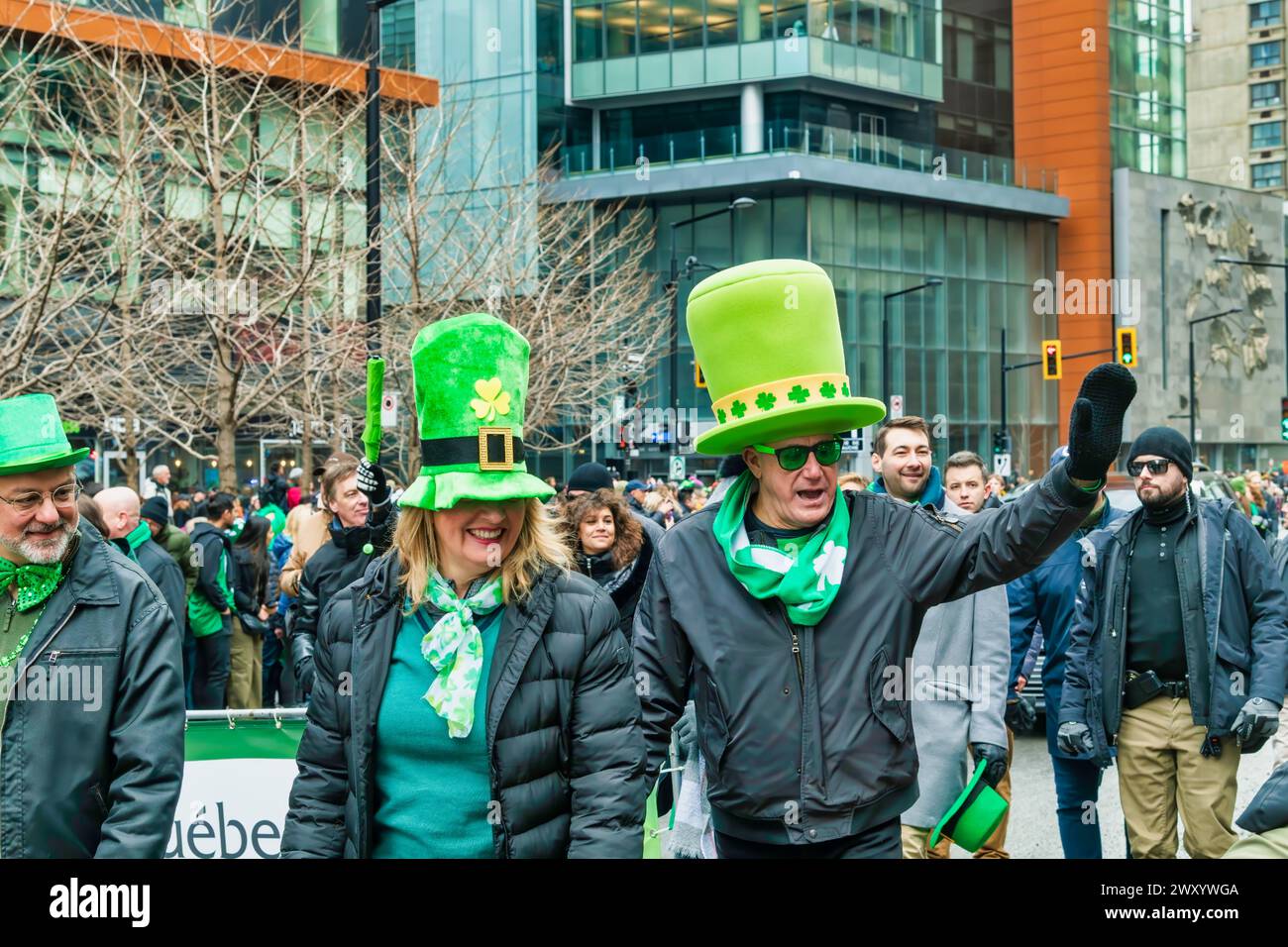 St Patricks' Day Parade 2024 immagini Foto Stock