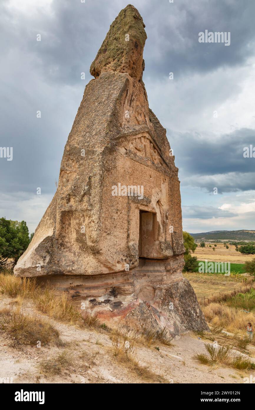 Aslankaya, valle frigia, monumento frigio, provincia di Afyonkarahisar, Turchia Foto Stock
