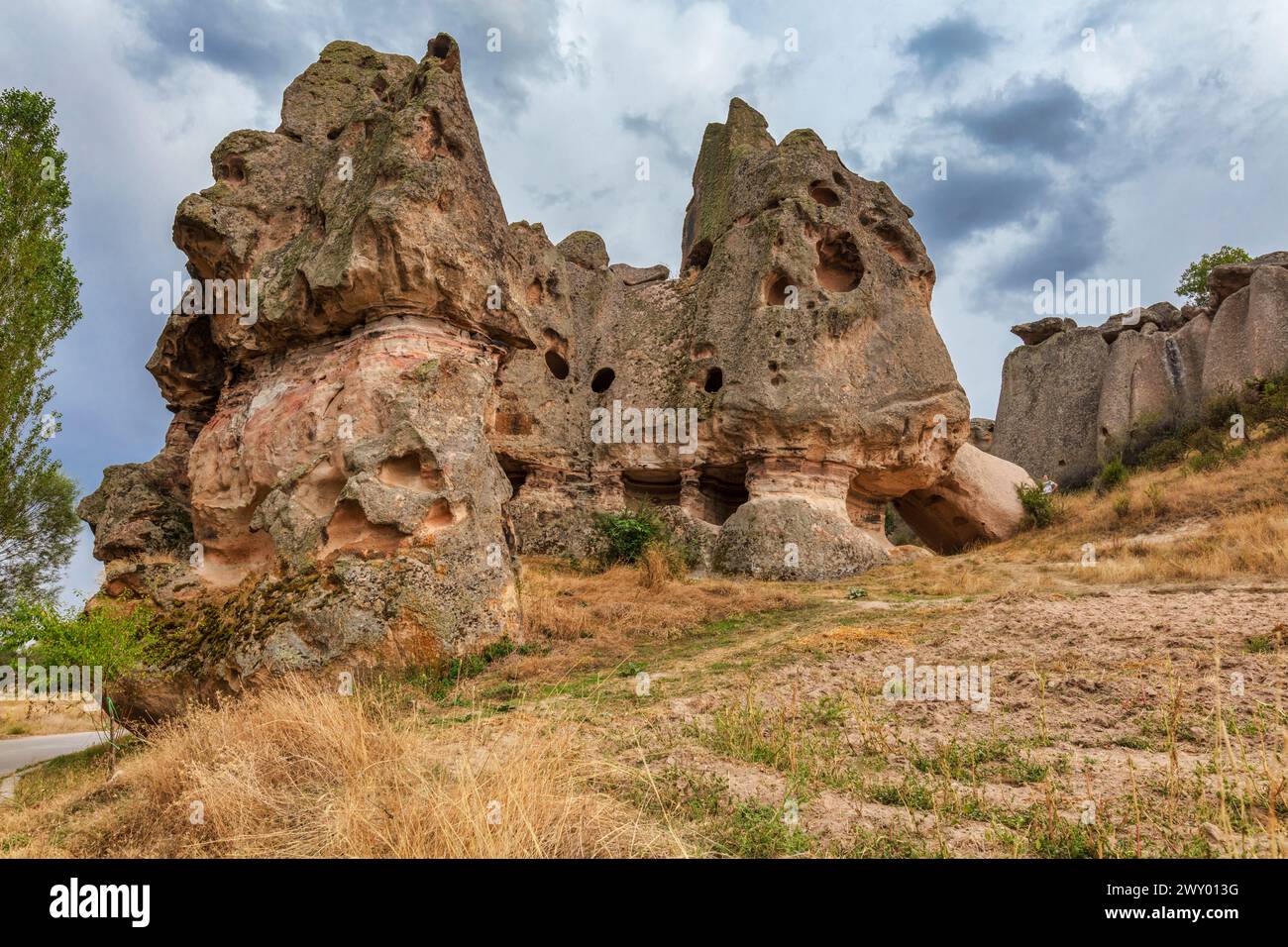 Aslankaya, valle frigiana, provincia di Afyonkarahisar, Turchia Foto Stock