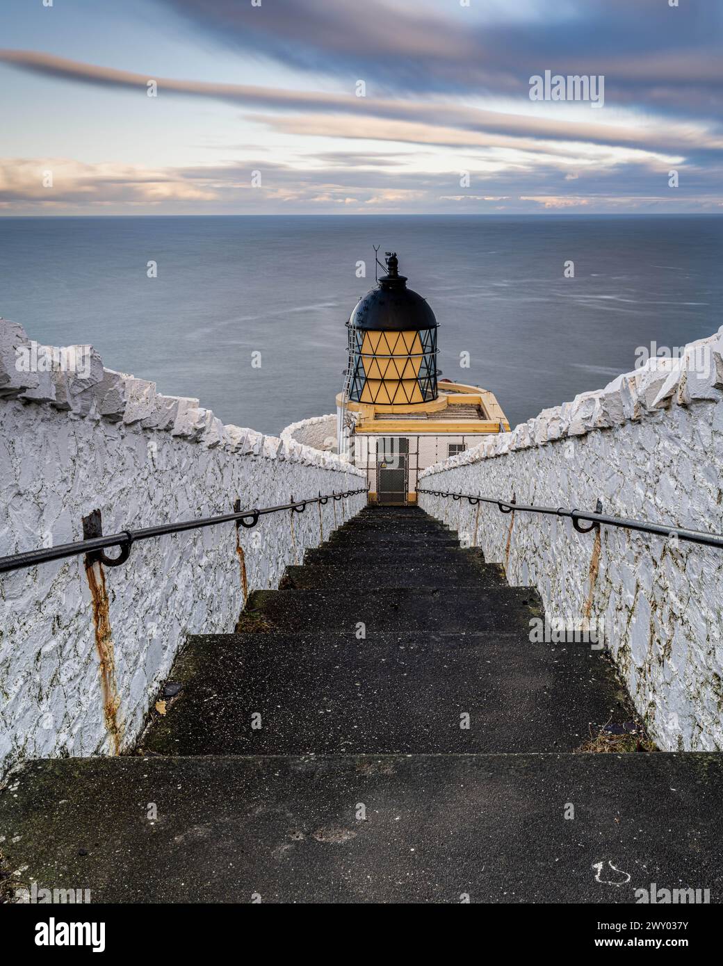 Faro di St ABB, testa di St ABB, Scozia Foto Stock